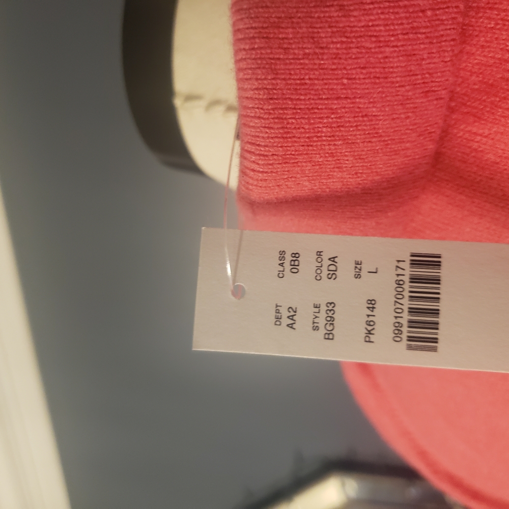 J.Crew BG933 Cashmere Men's Pink Polo Shirt Sweater - Picture 2 of 9